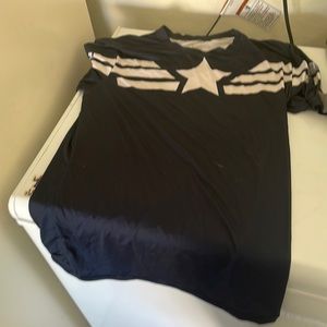 Darkish navy blue star striped t shirt